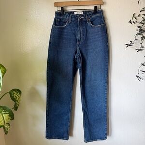 Abercrombie | Long Curve Love High Rise Vintage Straight Jeans